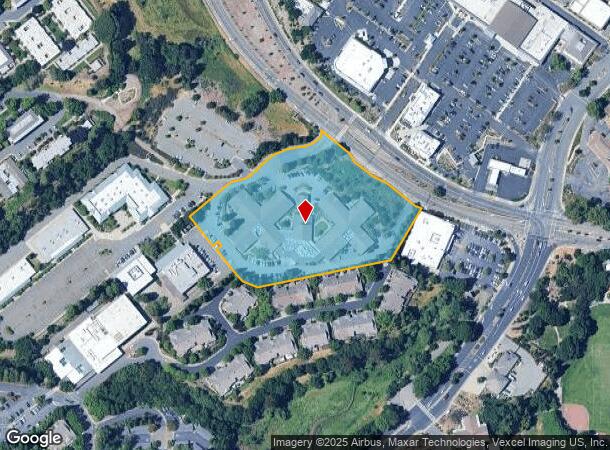 1975 Tice Valley Blvd, Walnut Creek, CA Parcel Map