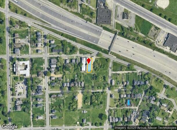  3737 Scovel Pl, Detroit, MI Parcel Map