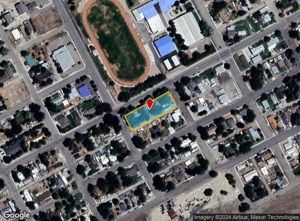  623 Bush St, Carlin, NV Parcel Map