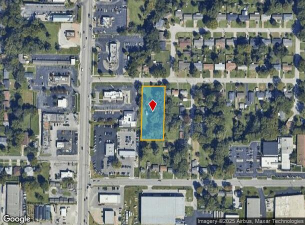  1834 E High St, Springfield, MO Parcel Map