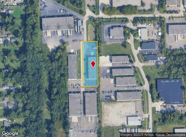 6739 Cypress, Romulus, MI Parcel Map