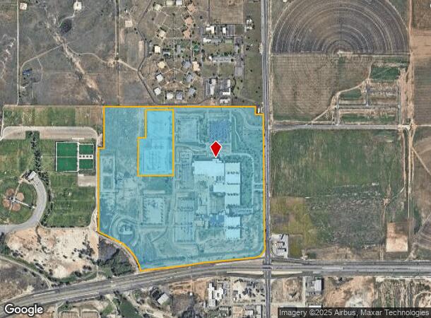  2301 N University Ave, Lubbock, TX Parcel Map