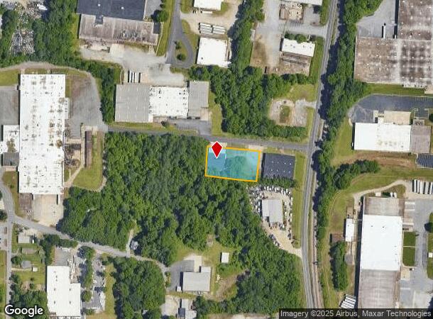 1145 Silver Ct, High Point, NC Parcel Map