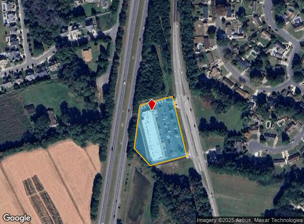 1296 Battlefield Blvd S, Chesapeake, VA Parcel Map