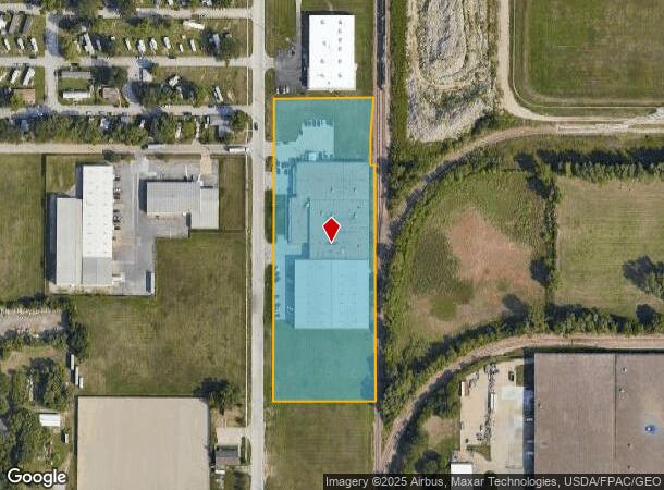 6847 N 16Th St, Omaha, NE Parcel Map