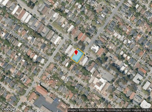 1335 El Camino Real, Burlingame, CA Parcel Map