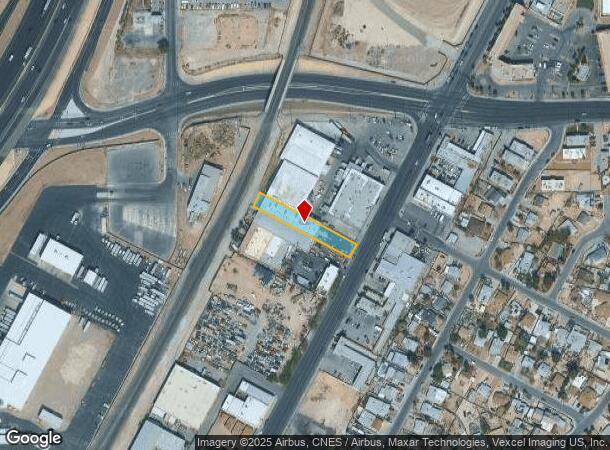  809 N Main St, Las Vegas, NV Parcel Map