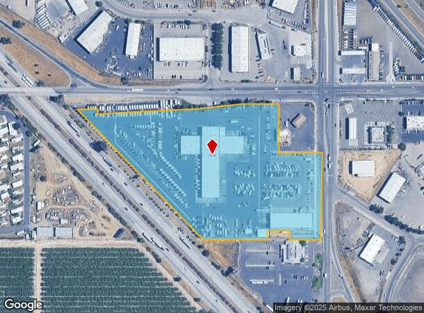 2727 E Central Ave, Fresno, CA Parcel Map