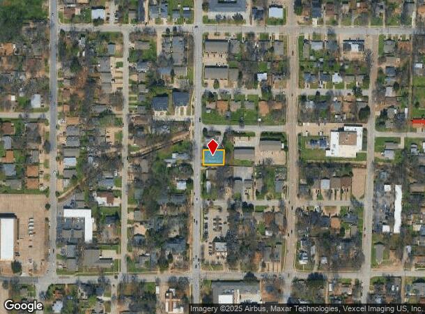  611 N Center St, Arlington, TX Parcel Map