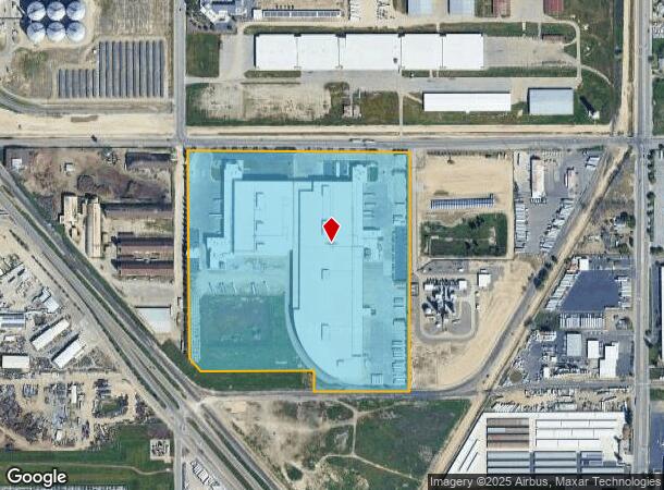 2525 E North Ave, Fresno, CA Parcel Map