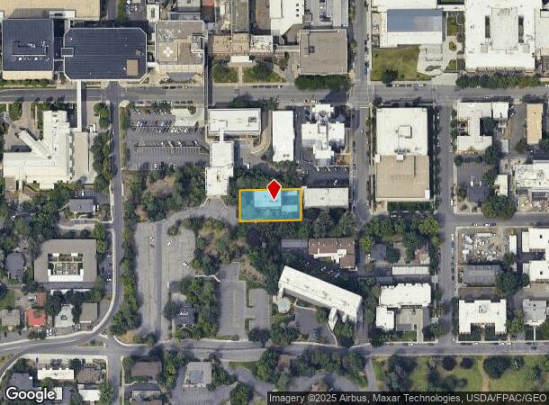  726 W 6Th Ave, Spokane, WA Parcel Map