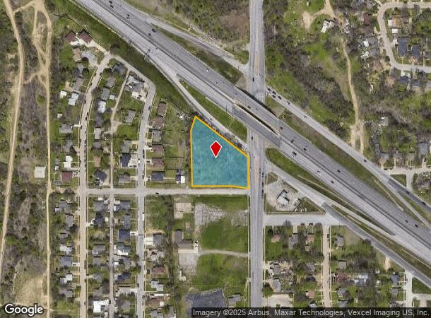  2500 Martin Luther King Fwy, Fort Worth, TX Parcel Map