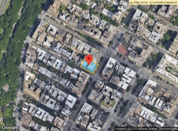  525 W End Ave, New York, NY Parcel Map