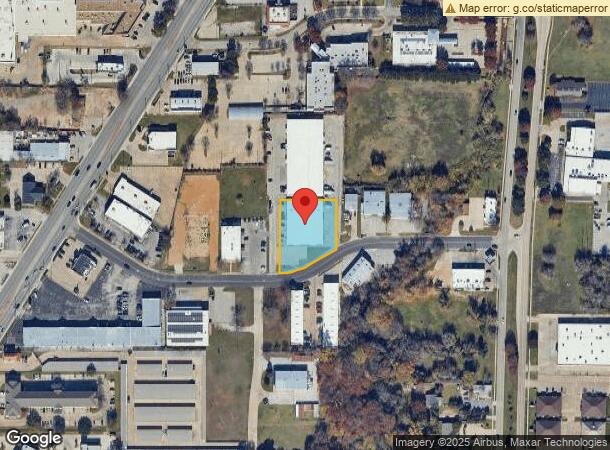  805 Secretary Dr, Arlington, TX Parcel Map