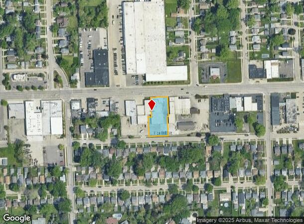 1516 E 9 Mile Rd, Hazel Park, MI Parcel Map