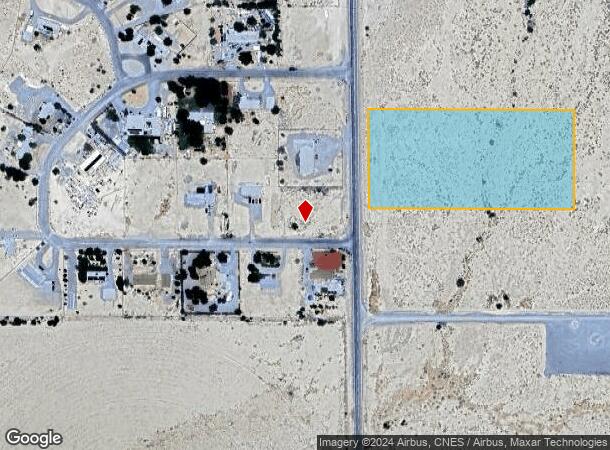  9151 Homestead Rd, Pahrump, NV Parcel Map