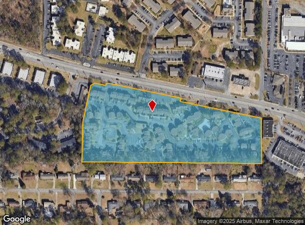  3876 Northside Dr, Macon, GA Parcel Map