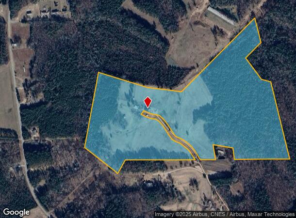  598 Dryfork Rd, Sanford, NC Parcel Map