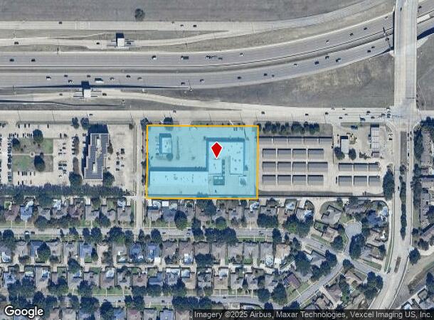 2408 E Trinity Mills Rd, Carrollton, TX Parcel Map