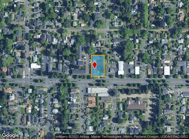  7325 Se Powell Blvd, Portland, OR Parcel Map