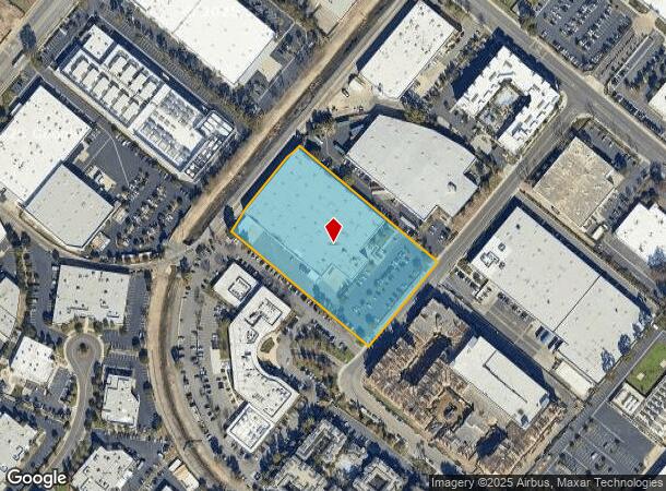  17421 Derian Ave, Irvine, CA Parcel Map