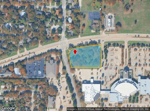 2020 E University Dr, Denton, TX Parcel Map