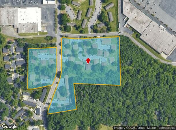 2510 Merritt Dr, Greensboro, NC Parcel Map