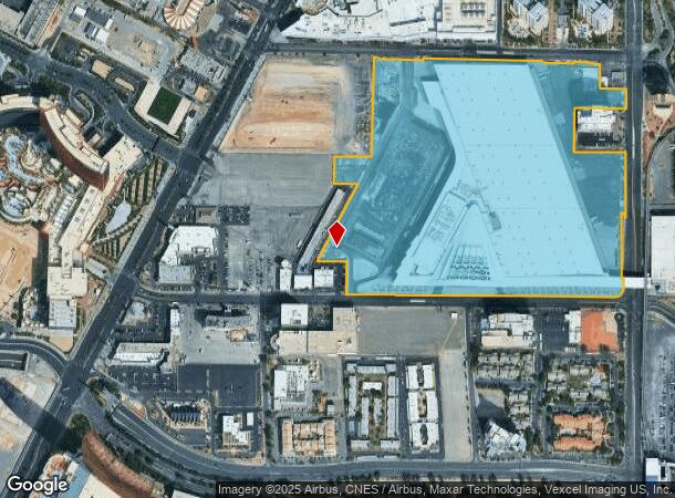 300 Convention Center Dr, Las Vegas, NV Parcel Map