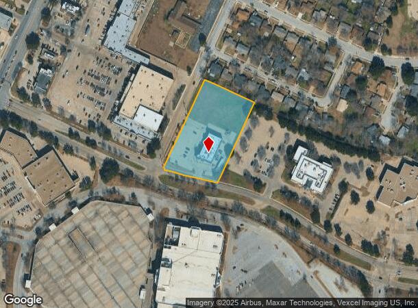  1155 W Arbrook Blvd, Arlington, TX Parcel Map