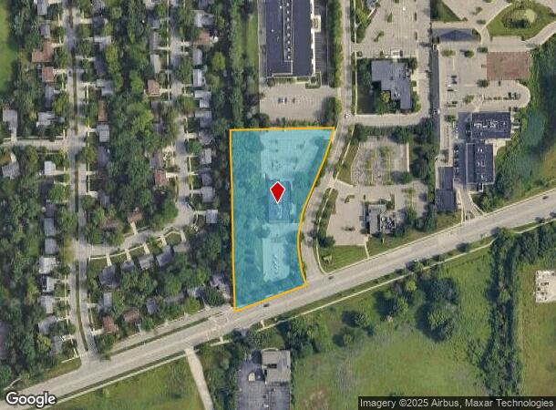 2001 Commonwealth Blvd, Ann Arbor, MI Parcel Map