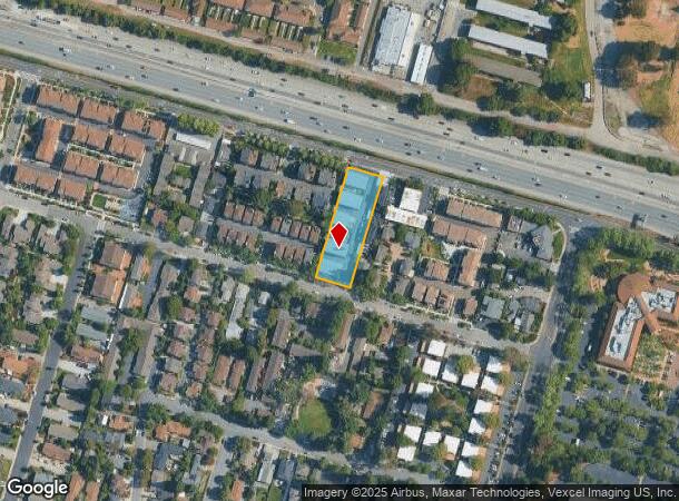 190 Evandale Ave, Mountain View, CA Parcel Map