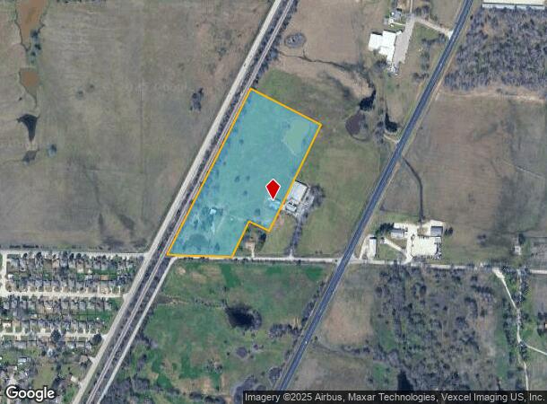 122 W Blackjack Rd W, Aubrey, TX Parcel Map