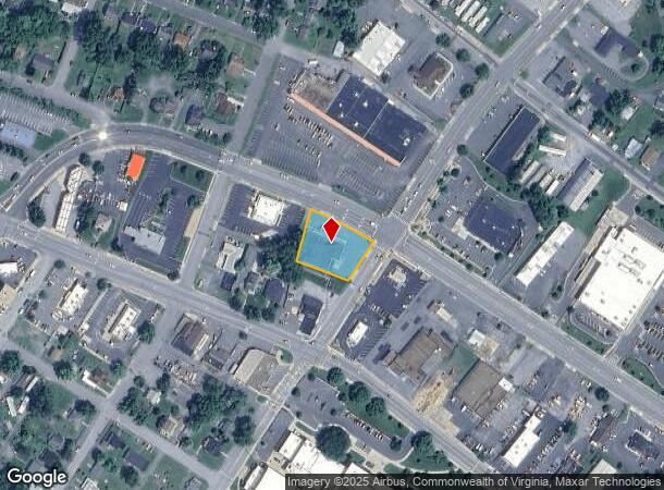 1300 W Broad St, Waynesboro, VA Parcel Map