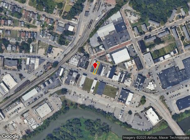  536 Chartiers Ave, Mc Kees Rocks, PA Parcel Map