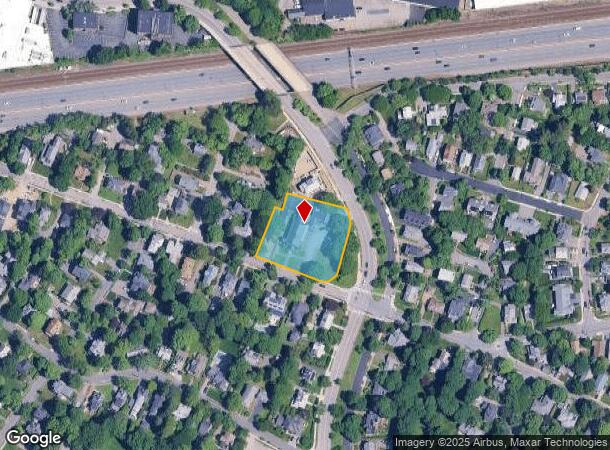  161 Auburn St, Auburndale, MA Parcel Map