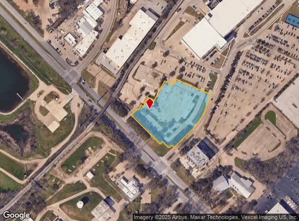 9032 Harry Hines Blvd, Dallas, TX Parcel Map