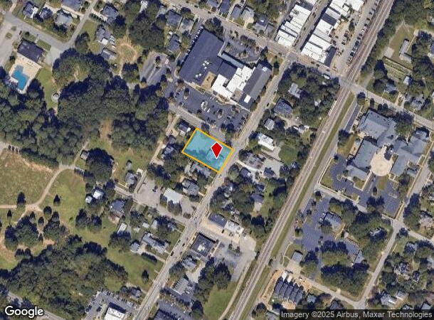  202 S Salem St, Apex, NC Parcel Map