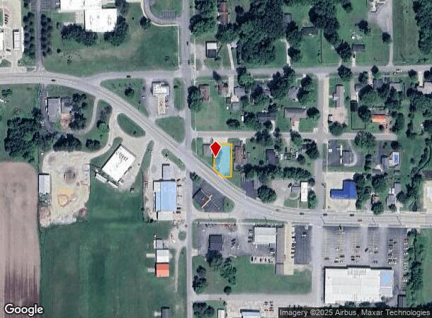 1190 W Broad St, Chesaning, MI Parcel Map