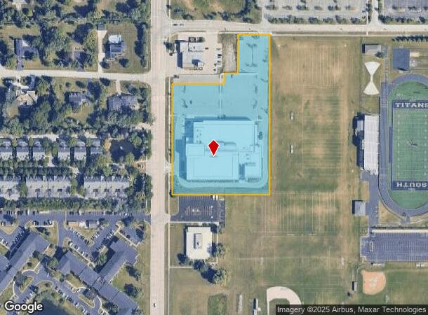  1851 Landwehr Rd, Glenview, IL Parcel Map
