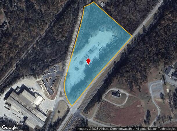 589 S Five Forks Rd, Monroe, VA Parcel Map