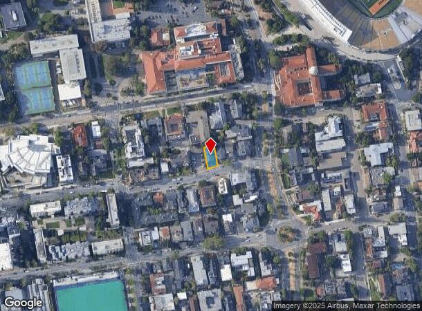 2731 Durant Ave, Berkeley, CA Parcel Map