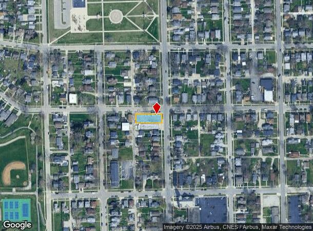  1747 Saint Marys Ave, Fort Wayne, IN Parcel Map