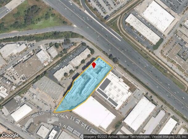 1 Adrian Ct, Burlingame, CA Parcel Map