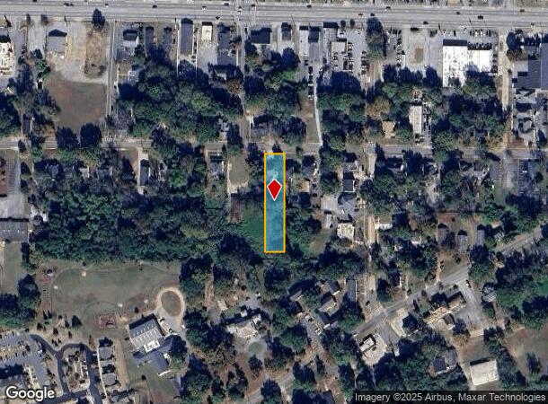 622 W Poplar St, Griffin, GA Parcel Map