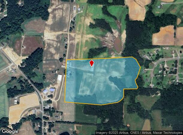  5098 Zacks Mill Rd, Angier, NC Parcel Map