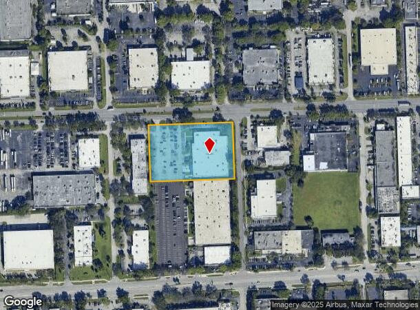  2800 Gateway Dr, Pompano Beach, FL Parcel Map