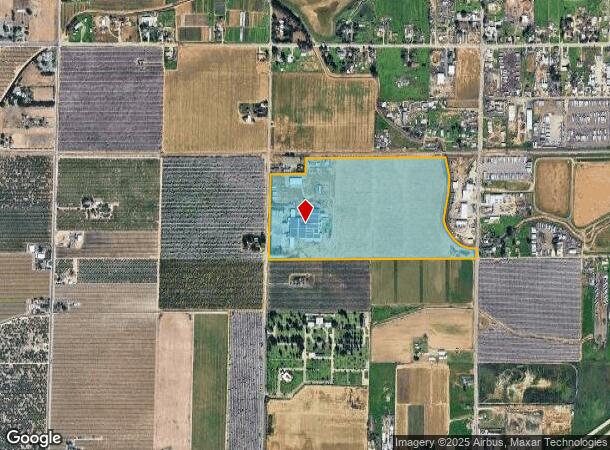 446 N Blythe Ave, Fresno, CA Parcel Map