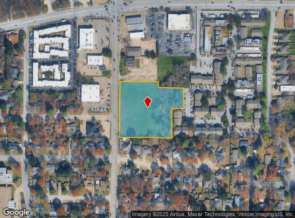 1200 Precinct Line Rd, Hurst, TX Parcel Map