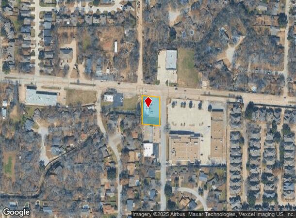 5000 W Arkansas Ln, Arlington, TX Parcel Map