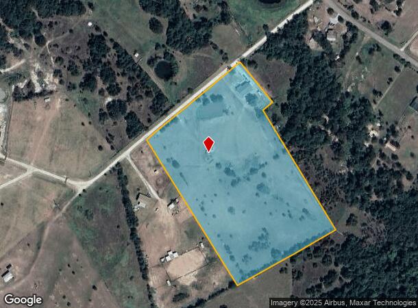  3876 Hummingbird, Bedias, TX Parcel Map
